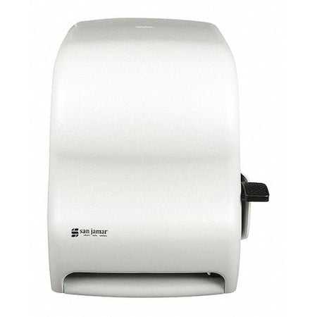 Towel Dispenser, Lever Roll, Classic, Wht
