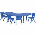 Kidney Activity Table, Plastic, Steel, Blue
