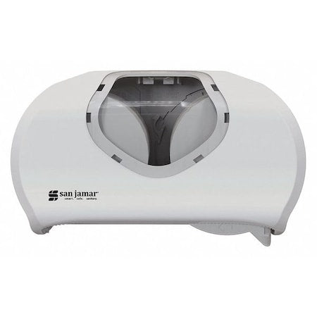 Toilet Tissue Dispensr, Summit, White/Clr