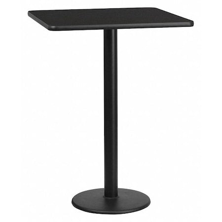 Square Laminate Table, Laminate Top, Wood Grain