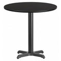 Round Laminate Table Top, Black