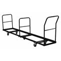 Folding Chair Dolly, 50 Chair Cap, Black