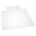 Hard Floor Chair Mat w/Lip, 36"x48", Clr