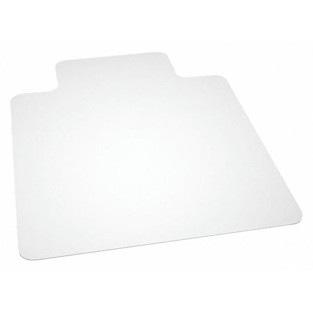 Hard Floor Chair Mat w/Lip, 36"x48", Clr
