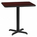 Rectangle Laminate Table, Laminate Top, Wood Grain