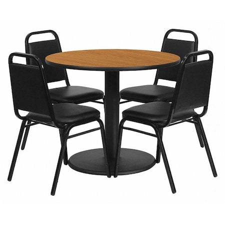 Natural Lam, Banquet Chair, Rnd, 36"