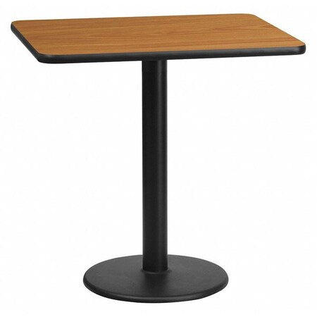 Rectangle Natural Laminate Table, Laminate Top, Wood Grain