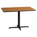 Rectangle Natural Laminate Table, Laminate Top, Wood Grain