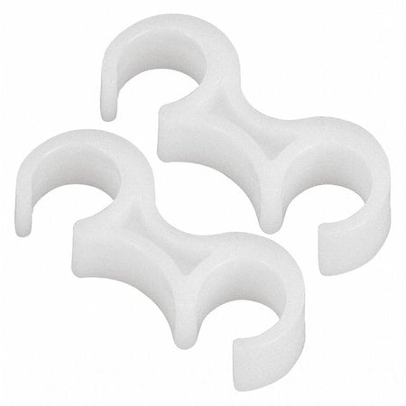 Ganging Clips, Plastic, White