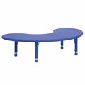 Kidney Activity Table, Plastic, Steel, Blue