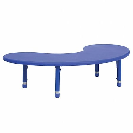 Kidney Activity Table, Plastic, Steel, Blue
