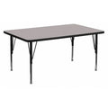 Rectangle Activity Table, Laminate, Grey