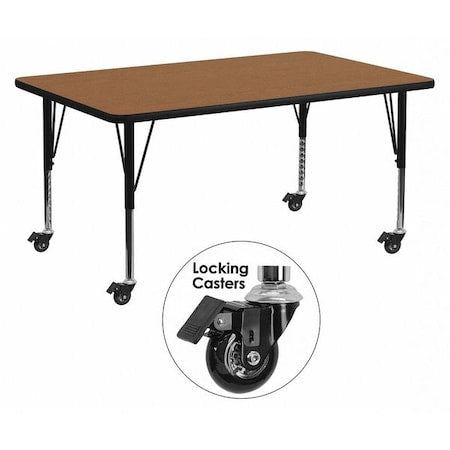 Rectangle Activity Table, Laminate, Wood Grain