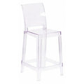 Square Back Ghost Stool