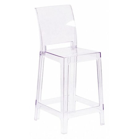 Square Back Ghost Stool