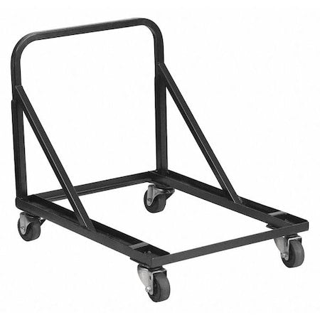 Stack Chair Dolly, Black, 22" H