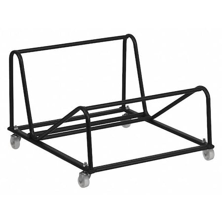 Stack Chair Dolly, Black, 19-5/8" H