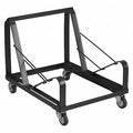 Stack Chair Dolly, Black, 21" H