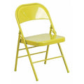 Twisted Folding Chair, Citron
