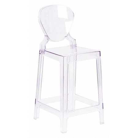 Tear Back Ghost Counter Stool