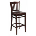 Barstool, School House Back, Mah Wood