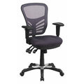 Mid-Back Exec Chair, Dark Gray