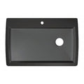 Diamond Silgranit Super Single Dual Mount Kitchen Sink - Anthracite
