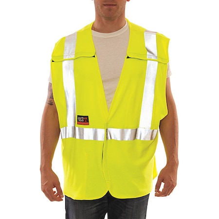 FR Hi-Vis Safety Vest S/M Class 2 , Hook & Loop