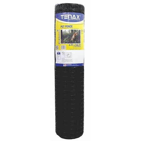 Pet Fence, Select, 4ft. x 330 ft. Black