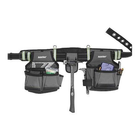 HV Contractor's Rig, 1680 Heavy Duty Poly Fabric, 29 Pockets