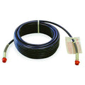 1/4" ID x 50 ft Nylon Coupled Paint Spray Hose BL