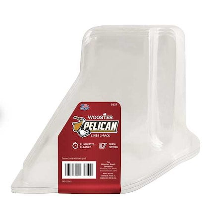 PET Recycled Plastic Paint Bucket Liner, 1 qt, 3 PK