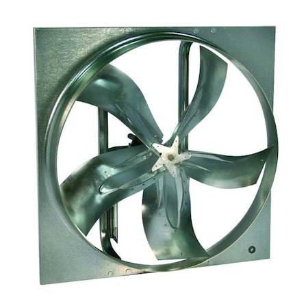 Exhaust Fan with Drive Package, 36 in Blade Dia, 115/208-230V AC, 3/4 hp, 493 RPM