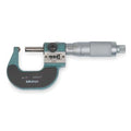 Spherical Micrometer, Flat, 0-1 In