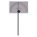 Protractor, Rectangular, 6 In, 1/64 Grad