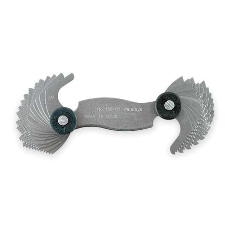 Thread Pitch Gauge Set, Thread Ang 60 deg
