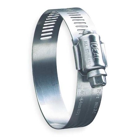 Hose Clamp, 3 to 5 In, SAE 72, SS, PK10