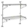 Wire Wall Shelf, 34x18x48in, ShlfCap 125lb