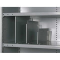 Vertical Shelf Divider, 20 ga., Gray, PK12
