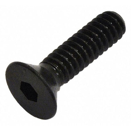 3/4"-10 Socket Head Cap Screw, Flat, Black Oxide Alloy Steel, 3 in Length, 25 PK