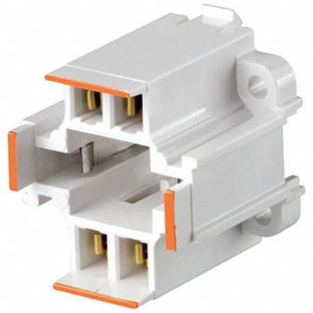 Lampholder,75 W,White,4-Pin (G24q-3)