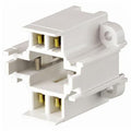 Lampholder, 75 W, White, 4-Pin (G24q-3)