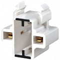 Lampholder, 75 W, White, 2-Pin (GX23)
