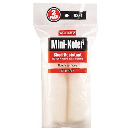 Woven Paint Roller Cover, Rough, 6" L