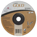Cut-Off & Grinding Wheel, Type 27, 5 in Dia, 0.125 in Thick, 7/8 in Arbor Hole Size, Aluminum Oxide