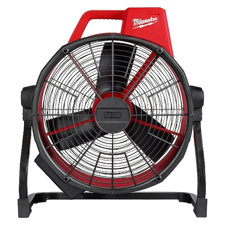 M18 Brushless Jobsite Fan, 18 in Blade Dia, 3 Speeds, 3400 cfm, Bare Tool