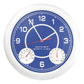 12-1/2" Clock w/ Thermometer/Humidity