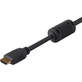 HDMI Cable, Std Speed, Black, 15ft, 28AWG