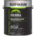 Interior/Exterior Paint, Glossy, Water Base, Safety Yellow, 1 gal