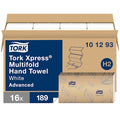 Multifold Paper Towel Sheets, 2 Ply, 189 Sheets, White, 16 PK